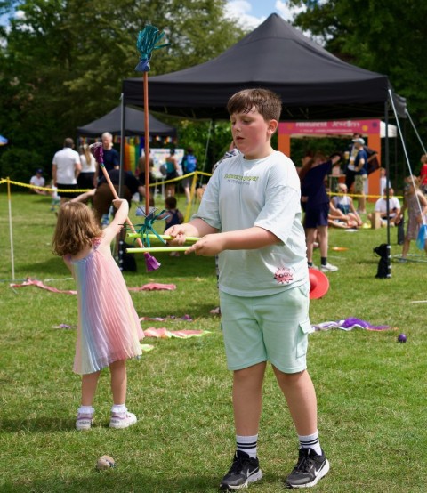 circus skills gazebo